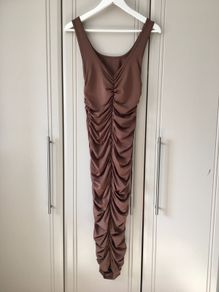 Womens ruched dress M