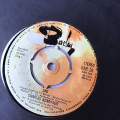 Charles Aznavour vinyl Single - She