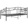 Sofa Bed Frame Black Metal 90x200 cm Image 7