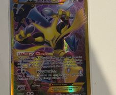 Alakazam EX Gold Secret Rare Pokemon Card