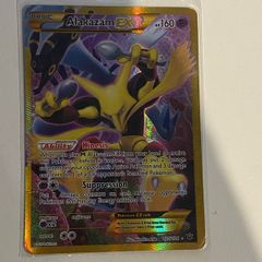 Alakazam EX Gold Secret Rare Pokemon Card