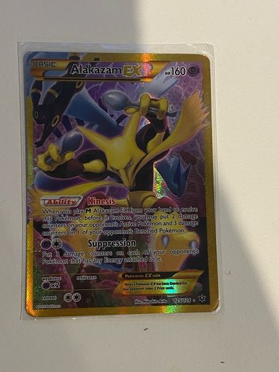 Alakazam EX Gold Secret Rare Pokemon Card