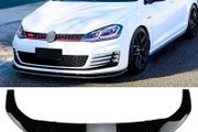 Glossy Black Front Bumper Lip Spoiler For VW Golf MK7 MK7.5 R Rline GTD GTI TSI TDI 2013 2020 Front Splitter Spoiler Lip BodyKit