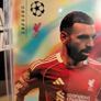 Mo Salah Liverpools Topps Total Football Inferno /99 Image 3