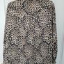 Womens Leopardprint Shirt Size 14 Image 2