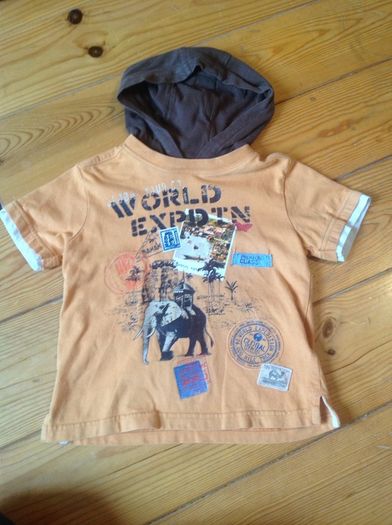 Mothercare Hooded Teeshirt Age 2-3