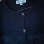 Fay Louise Navy Cardigan  .  S. M - 12-14. Image 3