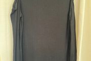 New Pieces Cold Shoulder Black Top