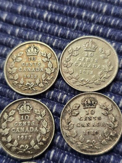 Canada 10 cents silver