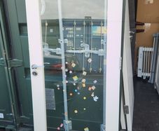 glass door