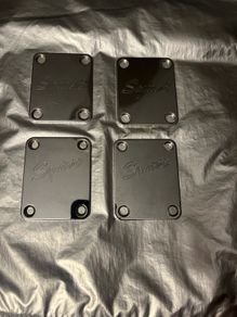 Fender Stratocaster telecaster squier neck plate chrome electric guitar parts accessories