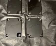 Fender Stratocaster telecaster squier neck plate chrome electric guitar parts accessories