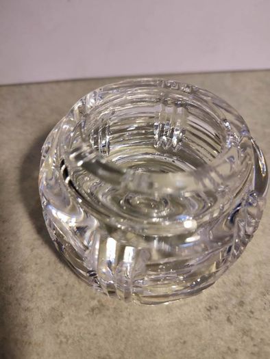 VINTAGE Waterford Candle Holder, Waterford Crystal 2 Way Candle Holder, Irish Crystal Round Taper Candle. No 32.