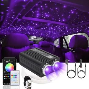 tar Light Kit, 1000Pcs0.03in9.8ft Ceiling Fiber Optic Lights APP/Remote Control Star Effect Music Mode RGBW Sound Activated for Car Roof Home Ceiling