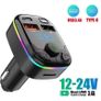Car Bluetooth 5.0 FM Transmitter Charger PD 30W Handsfree Audio Receiver Image 2