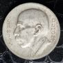 1938 Brazil  5000 Reis Santos Dumont Silver coin Image 5