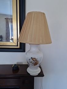 vintage gamebirds lamp