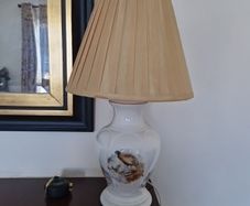 vintage gamebirds lamp