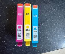 New unopened 3 x 364 HP Printer ink