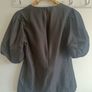 COS Black Puff-Sleeve Top Image 4
