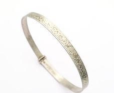 1953 London Sterling Silver Bangle