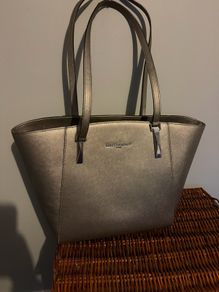 Karl Lagerfeld Silver Grey Handbag