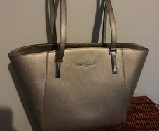 Karl Lagerfeld Silver Grey Handbag