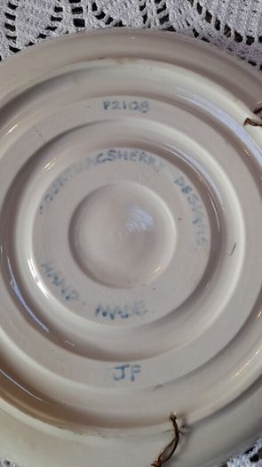 Handpainted plate