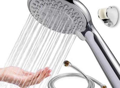 Shower-Head-Universal-Hose-Holder-Set-Replacement-Bracket, BauTangLe 2022 Upgraded Shower Set, Enjoy 5 Settings for Showers (FREE POSTAGE)