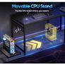 L Shaped Gaming Desk with Drawers & Shelf, 110 x 80 cm Image 9