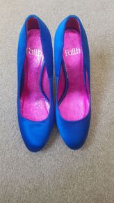 FAITH Royal Blue Shoes Size 4