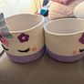 Kids 2 storage unicorn baskets new never used Image 2