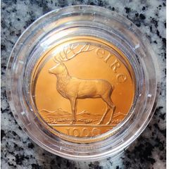 Ireland 50 ECU Gold (.917) Proof Coin 1990 - EEC Council Meeting in Dublin - NO CASE