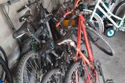 mountain bikes