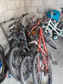 mountain bikes