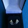 Vintage Pearl and  Sterling Silver 925 Earrings 3,6g Image 2