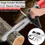 Upgrade 11.5inch Electric Chainsaw Bracket Adjustable Universal M10/M14 Chain Saw Part Angle Grinder Into Chain Saw Image 2