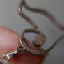925 Sterling Silver Open Heart, Heart Pendant and Necklace length 10" - 4,0g Image 5