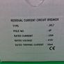 Postage - Circuit Breaker 125A 30mA 4P 230v - 415v Image 3