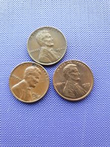 USA One Cent Coins