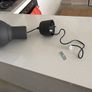 IKEA grey metal light fitting Image 4