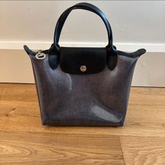 Longchamp le pliage small navy handbag