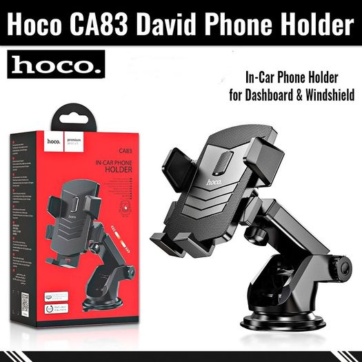 In-Car Phone Holder for Dashboard & Windshield