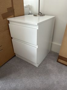 beside locker ikea malm pair