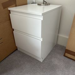 beside locker ikea malm pair