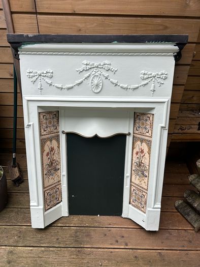 Fireplace and surround