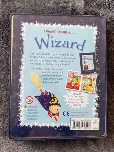 Brand New Sealed Wizard Book and Kit