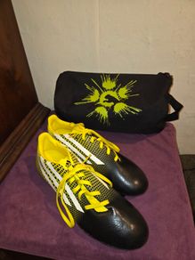 Brand New Adidas Crazyquick Malice SG Rugby Boots UK 10