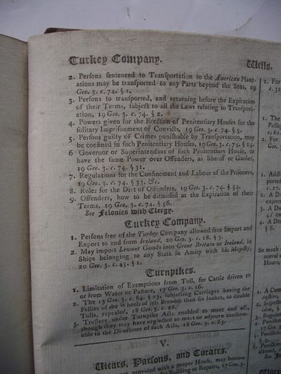 The Statutes at Large - (King George the Third) - by Charles Eyre and William Strahan in London 1780