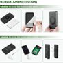 Wireless Doorbell, OMERIL IP55 Waterproof Door Bell Chime Kit with 1000ft Range, 52 Chimes, 4-Level Volume & Blue Light, Plug in Doorbells Wireless Cordless for Home, Office -Batteries Included Image 3